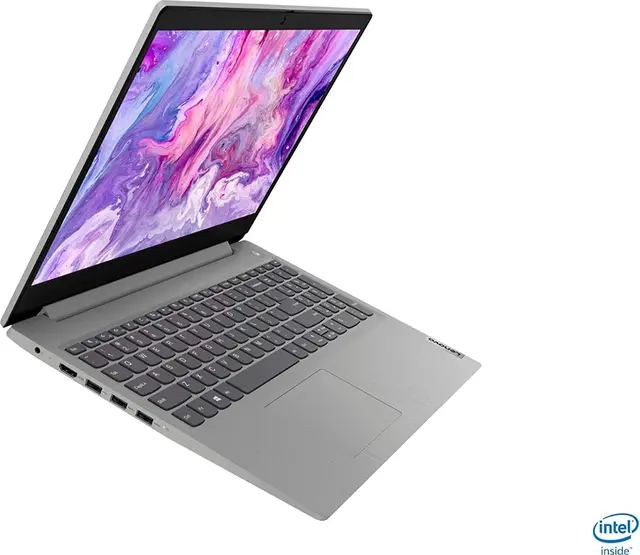 Lenovo IdeaPad 3 12th Gen Intel Core i3 8GB RAM 256GB SSD 15.6" FHD TN Display WIFI Webcam FreeDOS Integrated Intel UHD Graphics Platinum Grey Brand New 1 Year Warranty