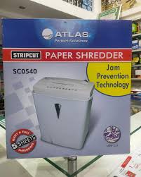 Atlas shredder Sc0540 straight cut paper shredder
