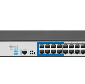 D-Link 16-Port Gigabit Long Range PoE+ Smart Switch + 2 SFP Ports – DGS-F1210-18PS