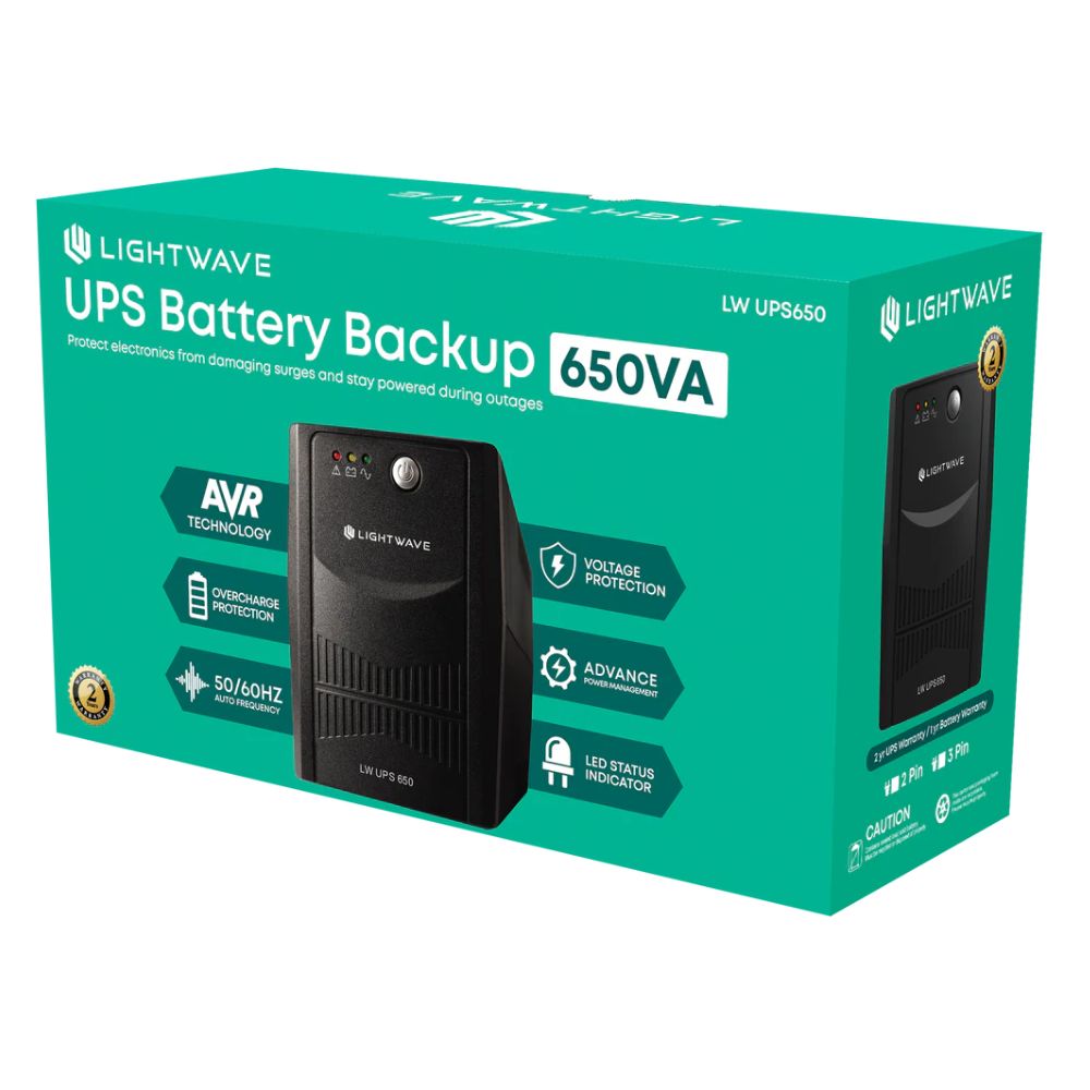 Lightwave UPS 650VA