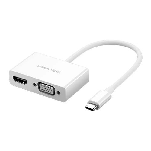 UGREEN USB-C HDMI VGA Converter – Dual Display Video Adapter